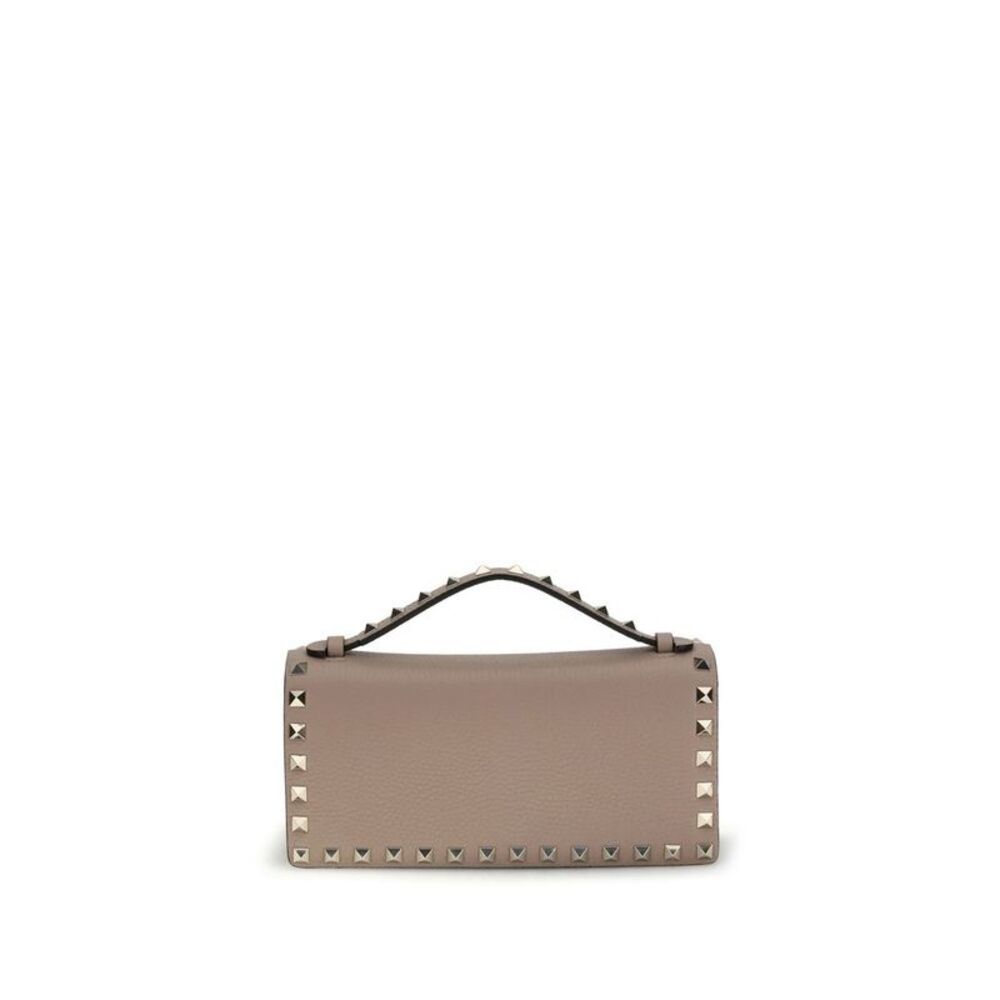 Valentino Garavani Beige Calf Leather Bos Taurus Women's Wallet